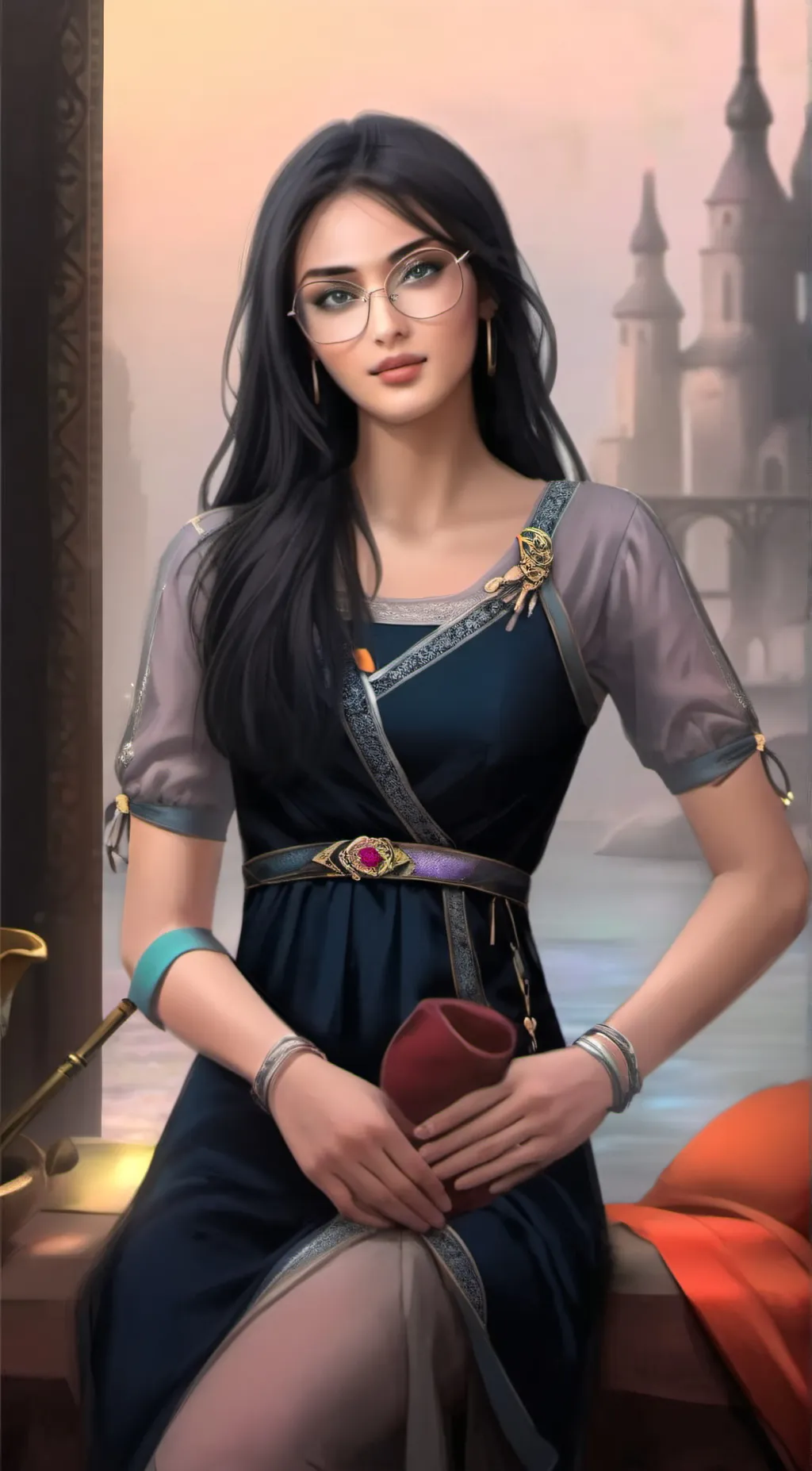 ai character: Jasmine background