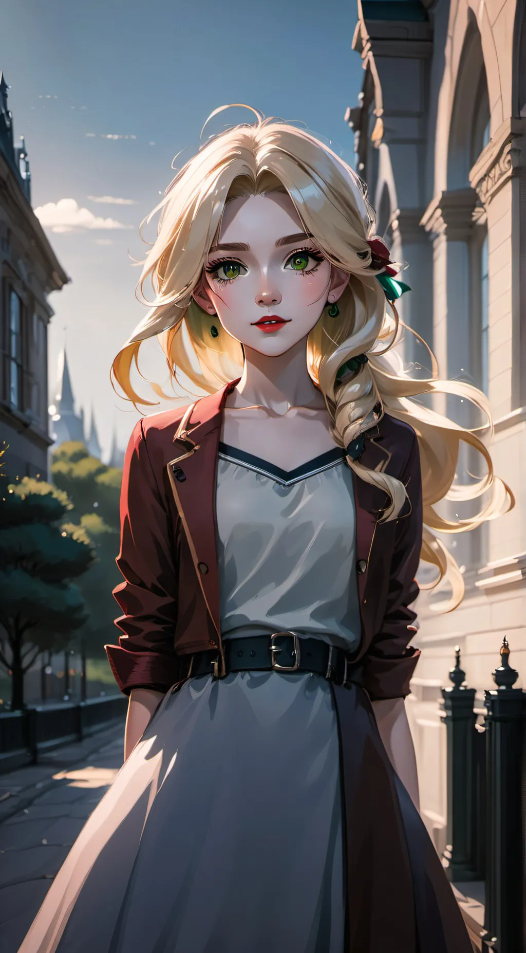 ai character: Yukiko  background