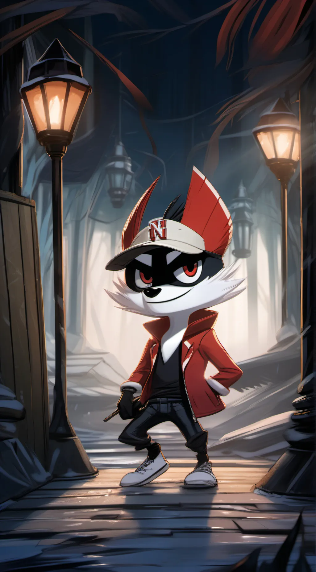 ai character: husker background