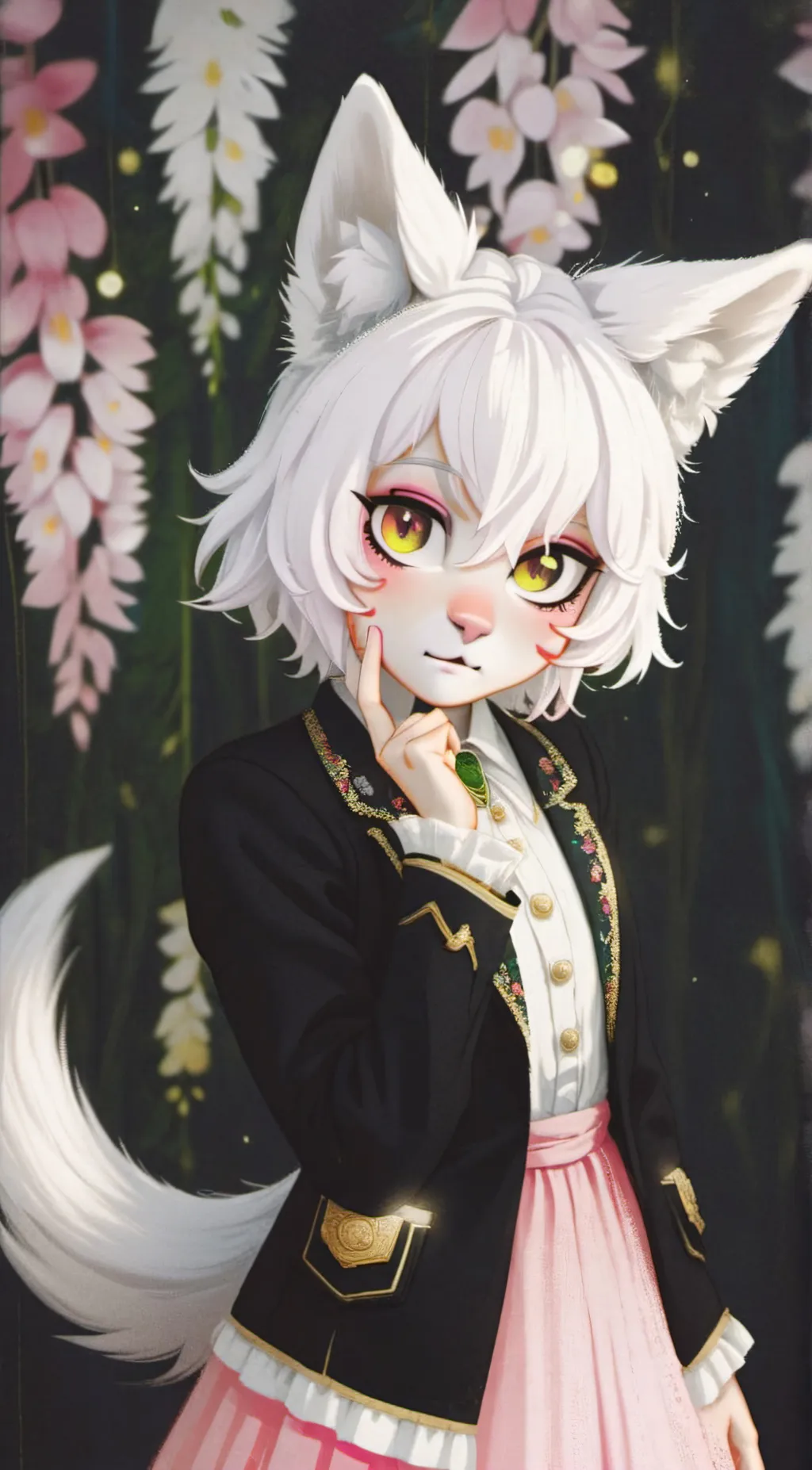 ai character: furry background