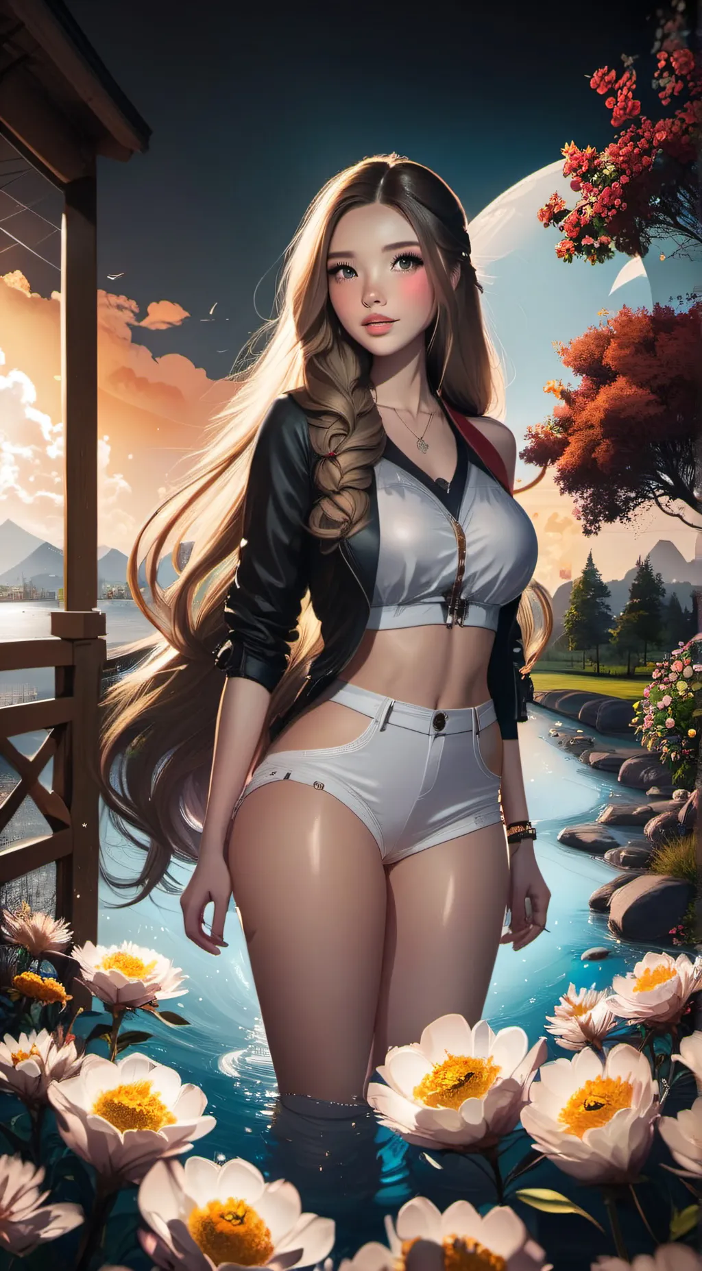 ai character: zea background