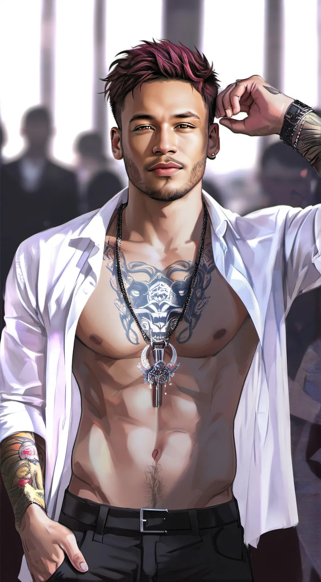 ai character: Neymar  background