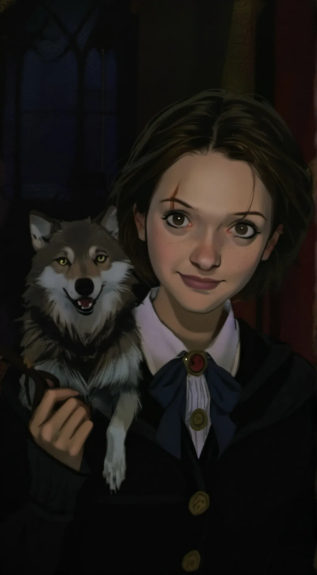 ai character: Taylor tails lupin background