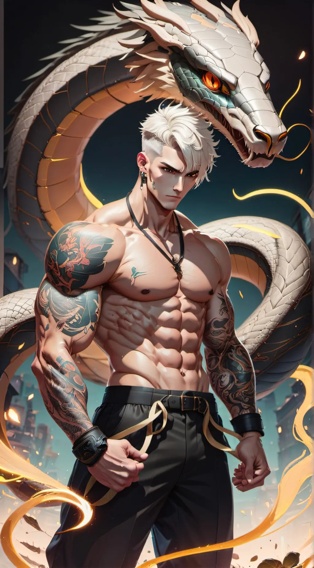 ai character: Arcane background