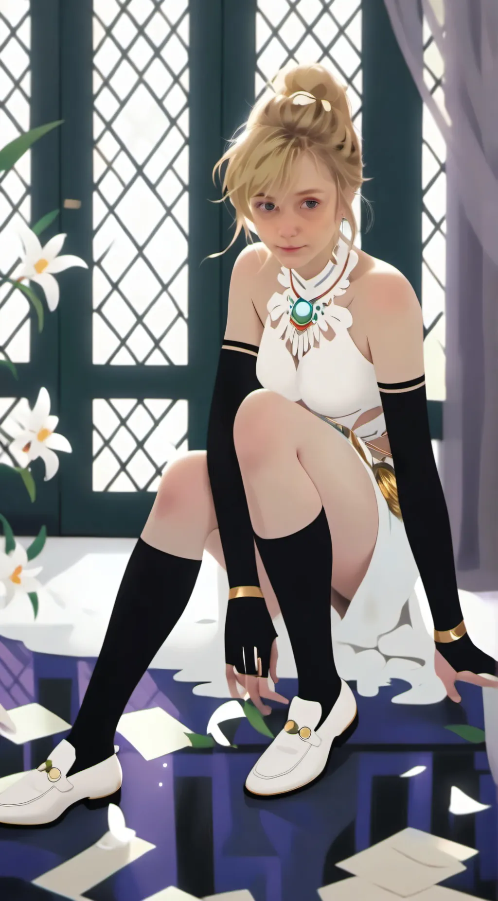 ai character: lily background