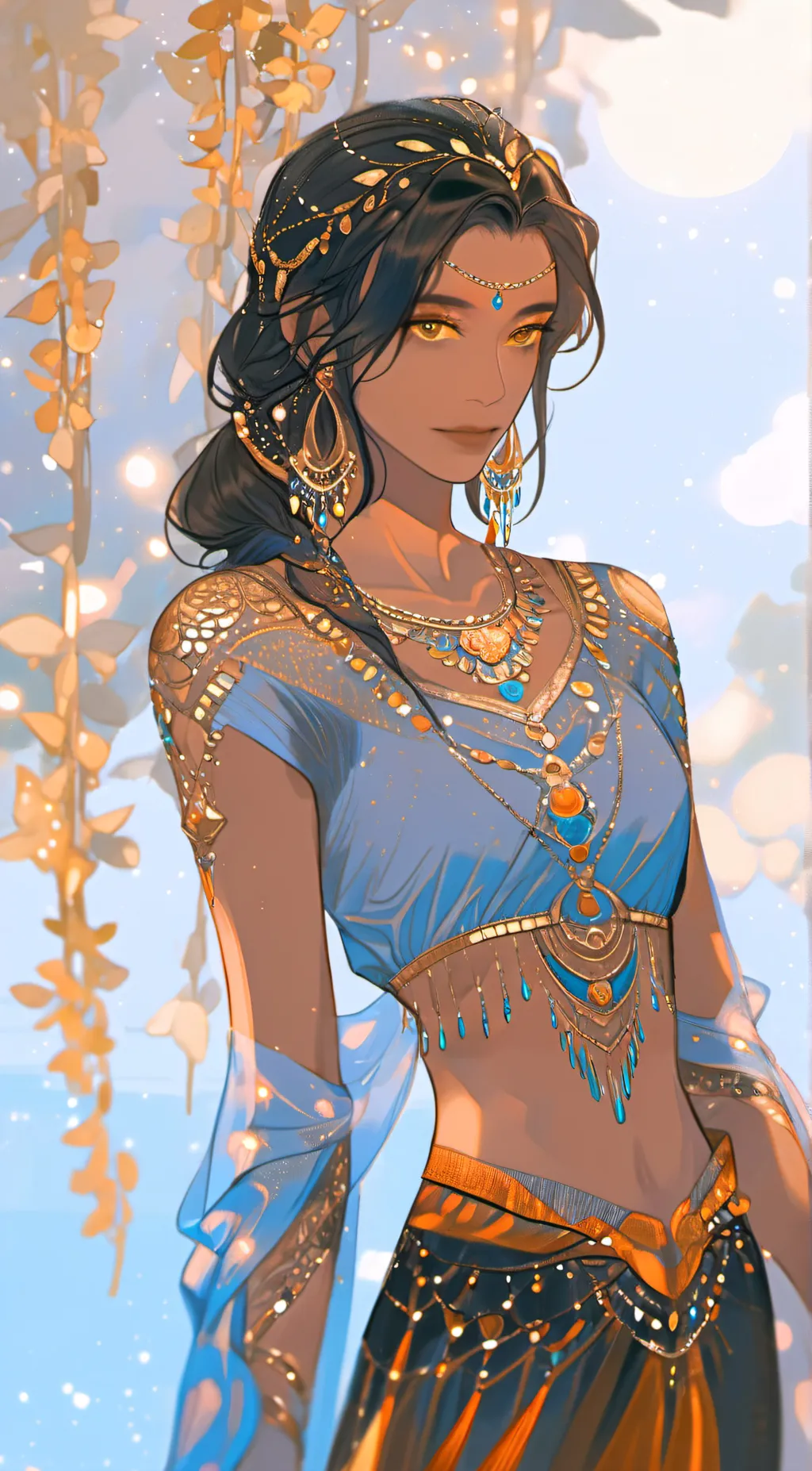 ai character: steklo background