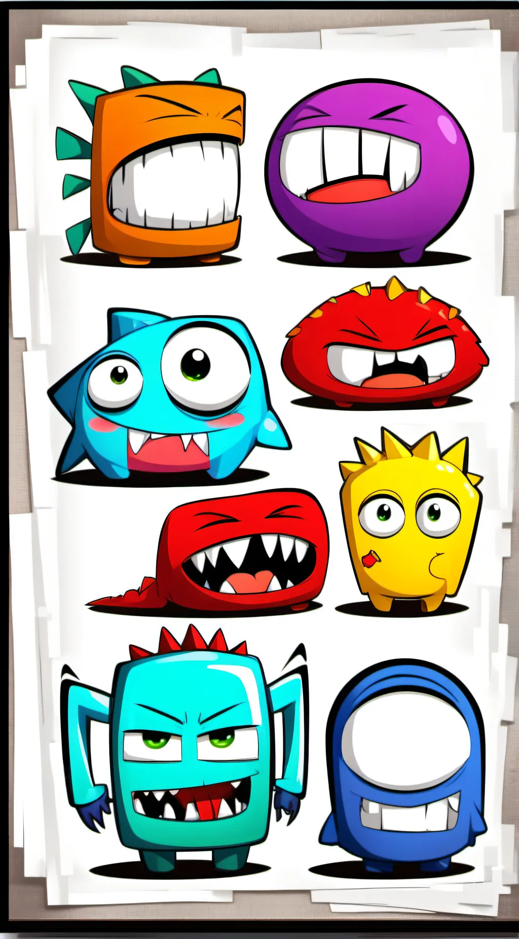 ai character: Goofy ahh background