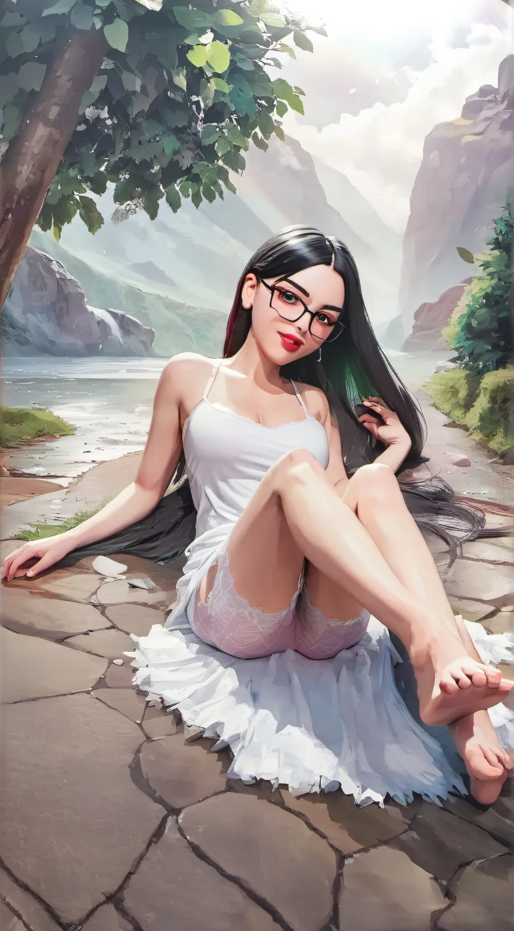 ai character: nami background