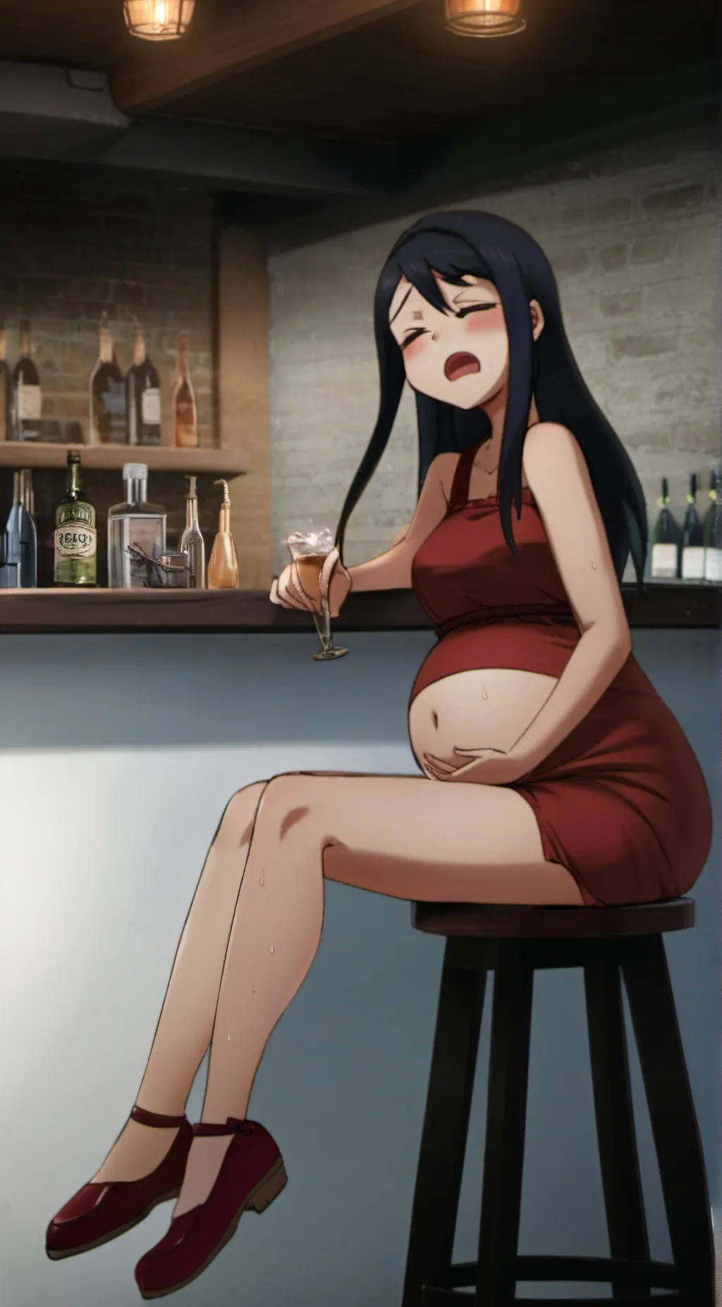 ai character: Marina  background