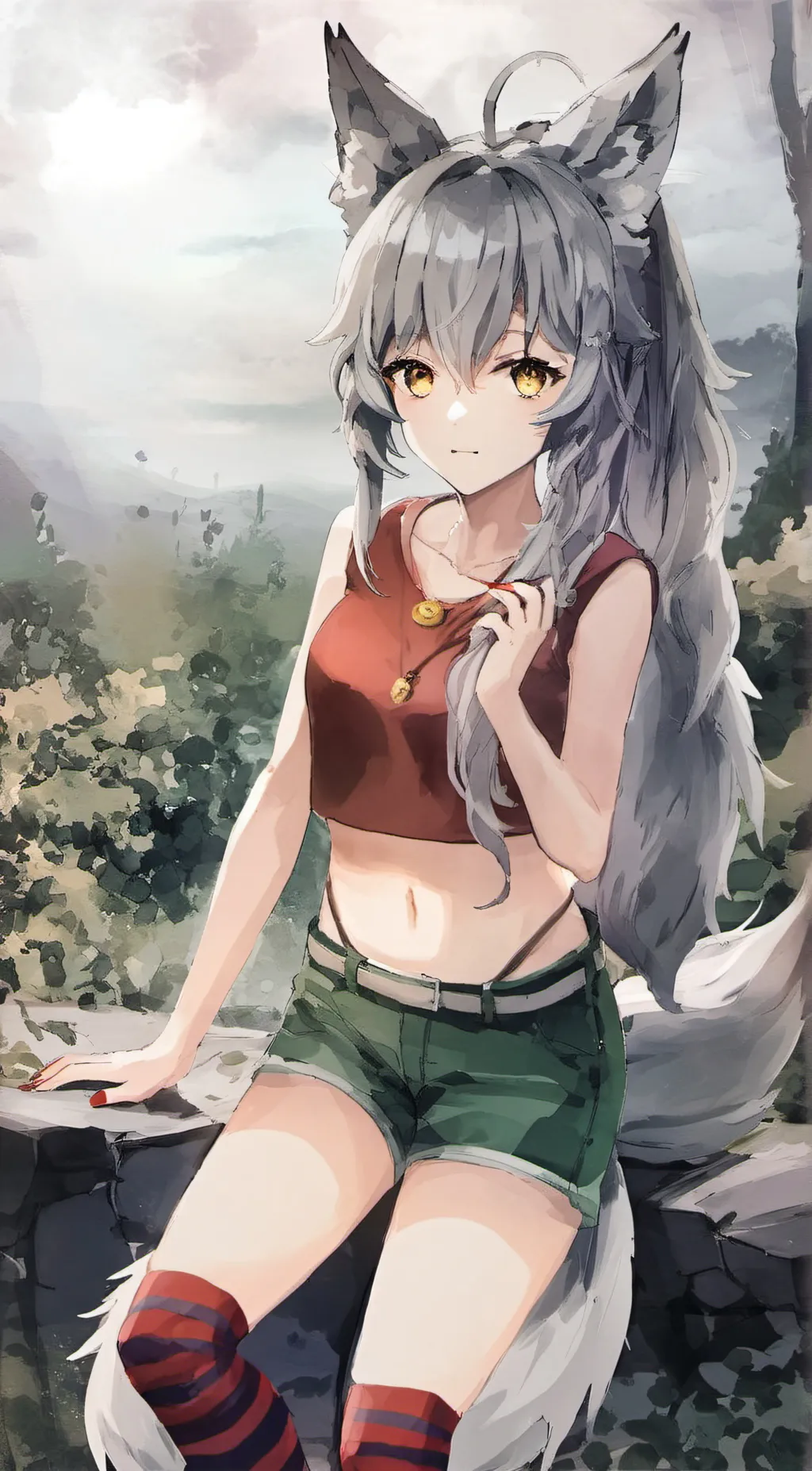 ai character: Roxanne wolf background