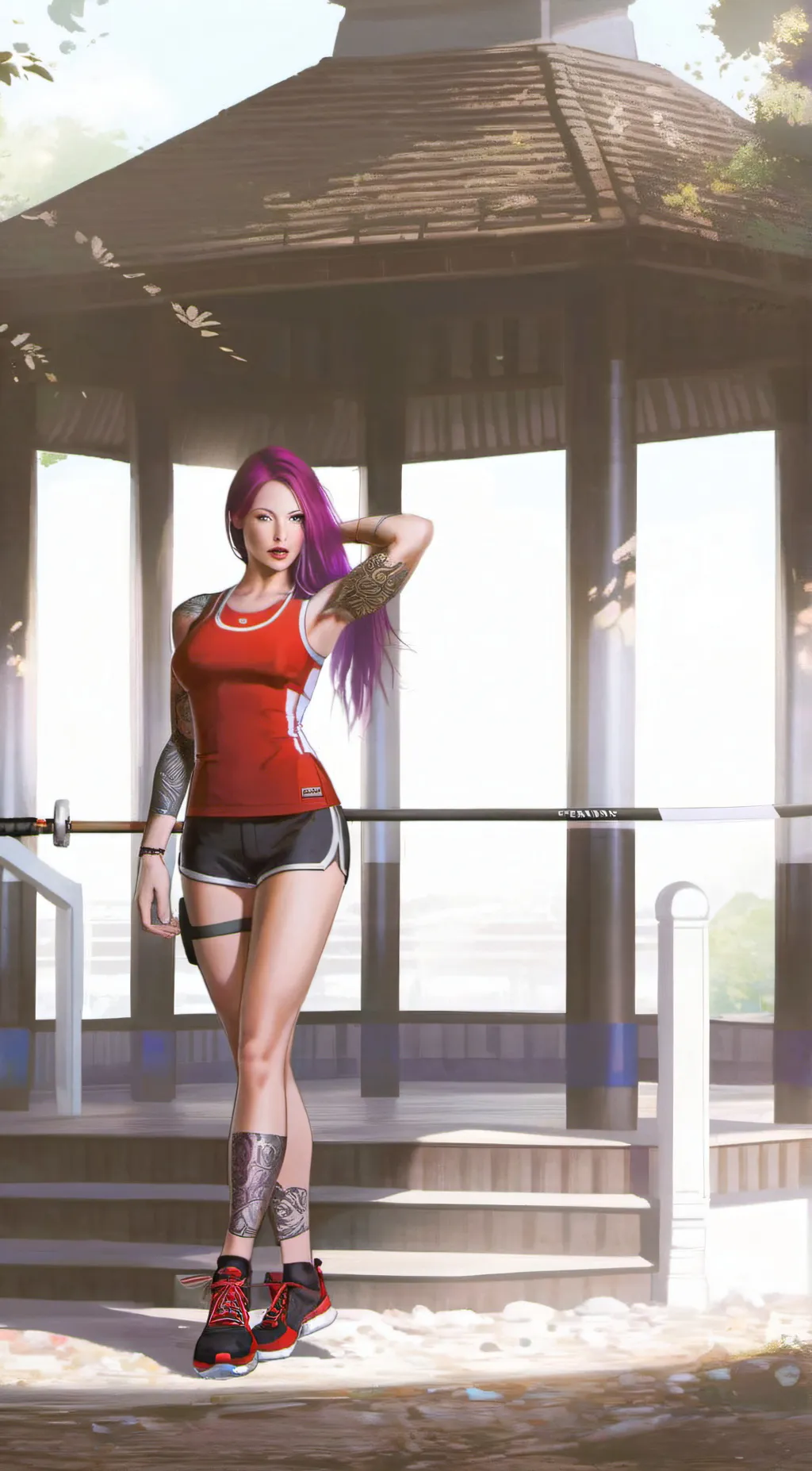 ai character: Jennifer  background