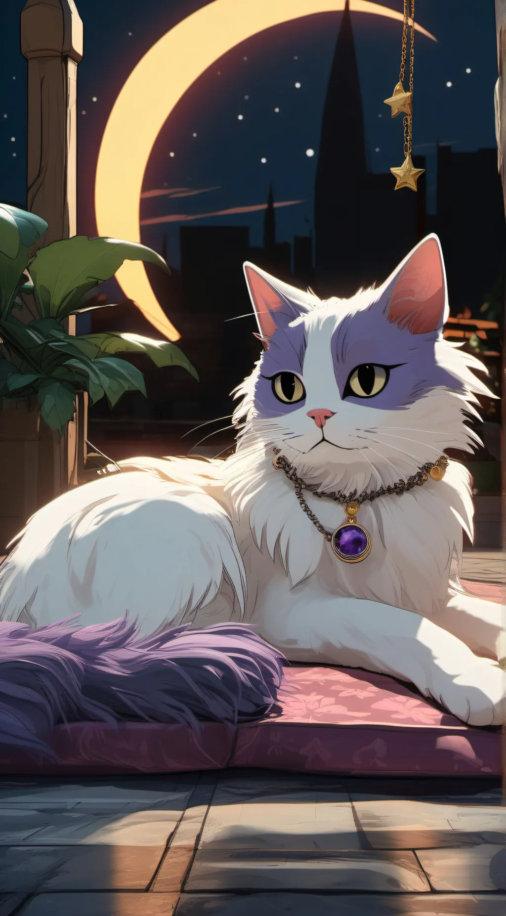 ai character: Catnap background