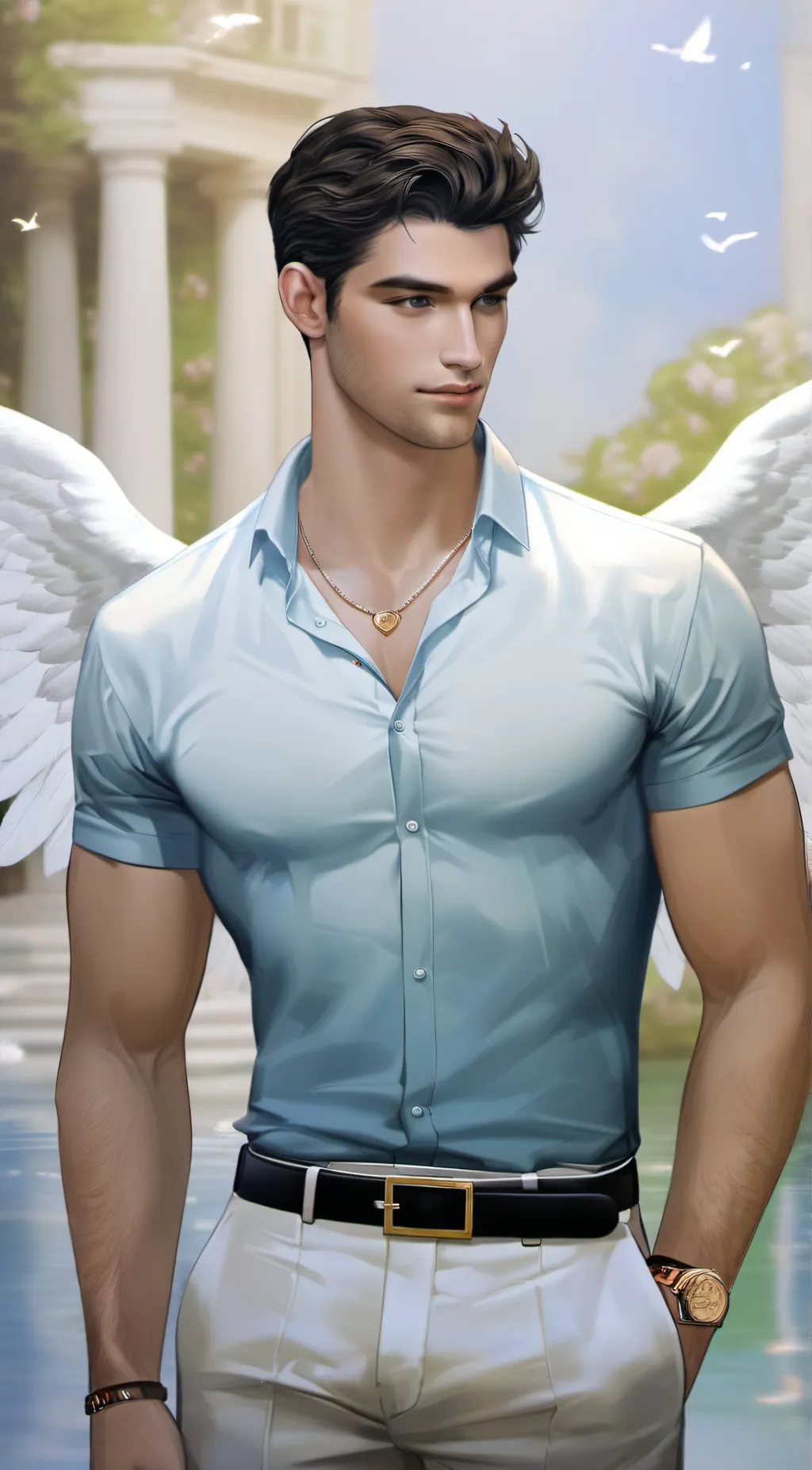 ai character: Caleb background