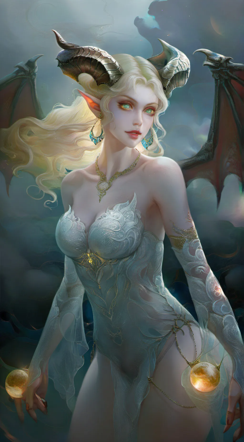 ai character: venus succubus  background