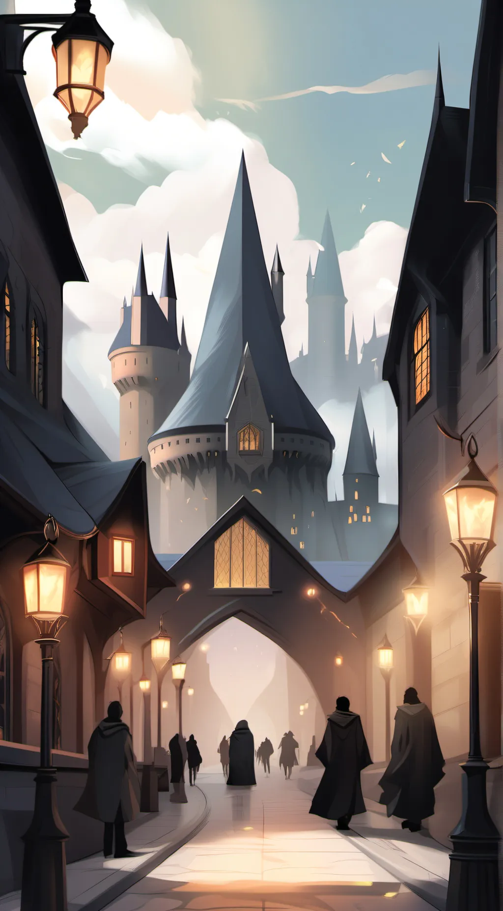 ai character: hogwarts background
