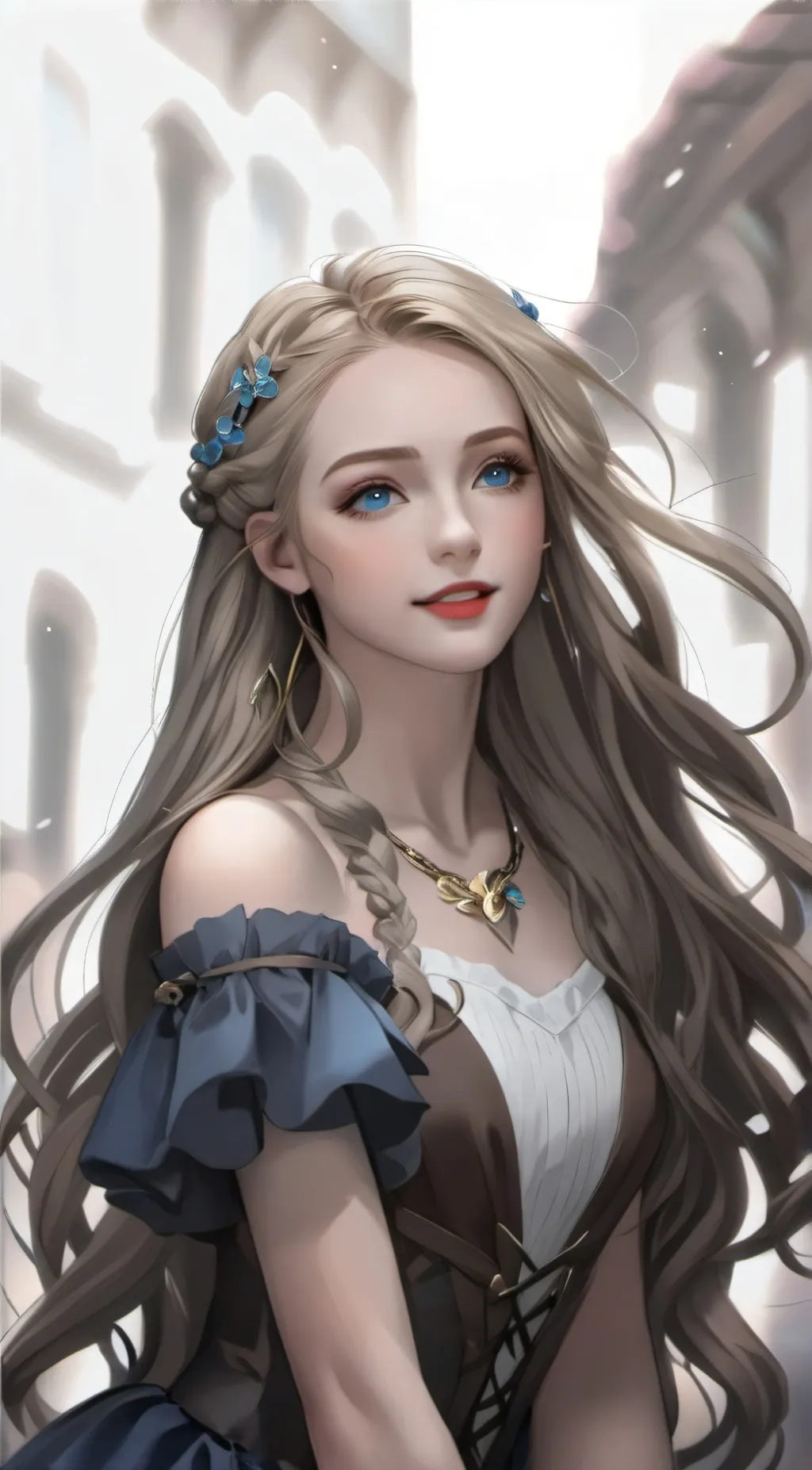 ai character: Scarlet background