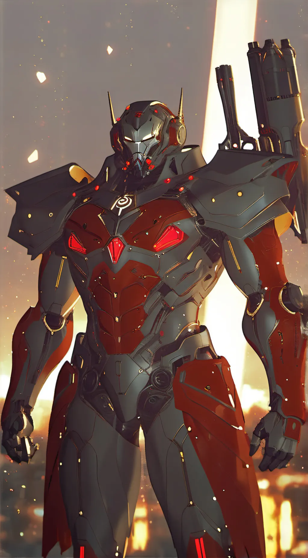 ai character: Speaker titan background