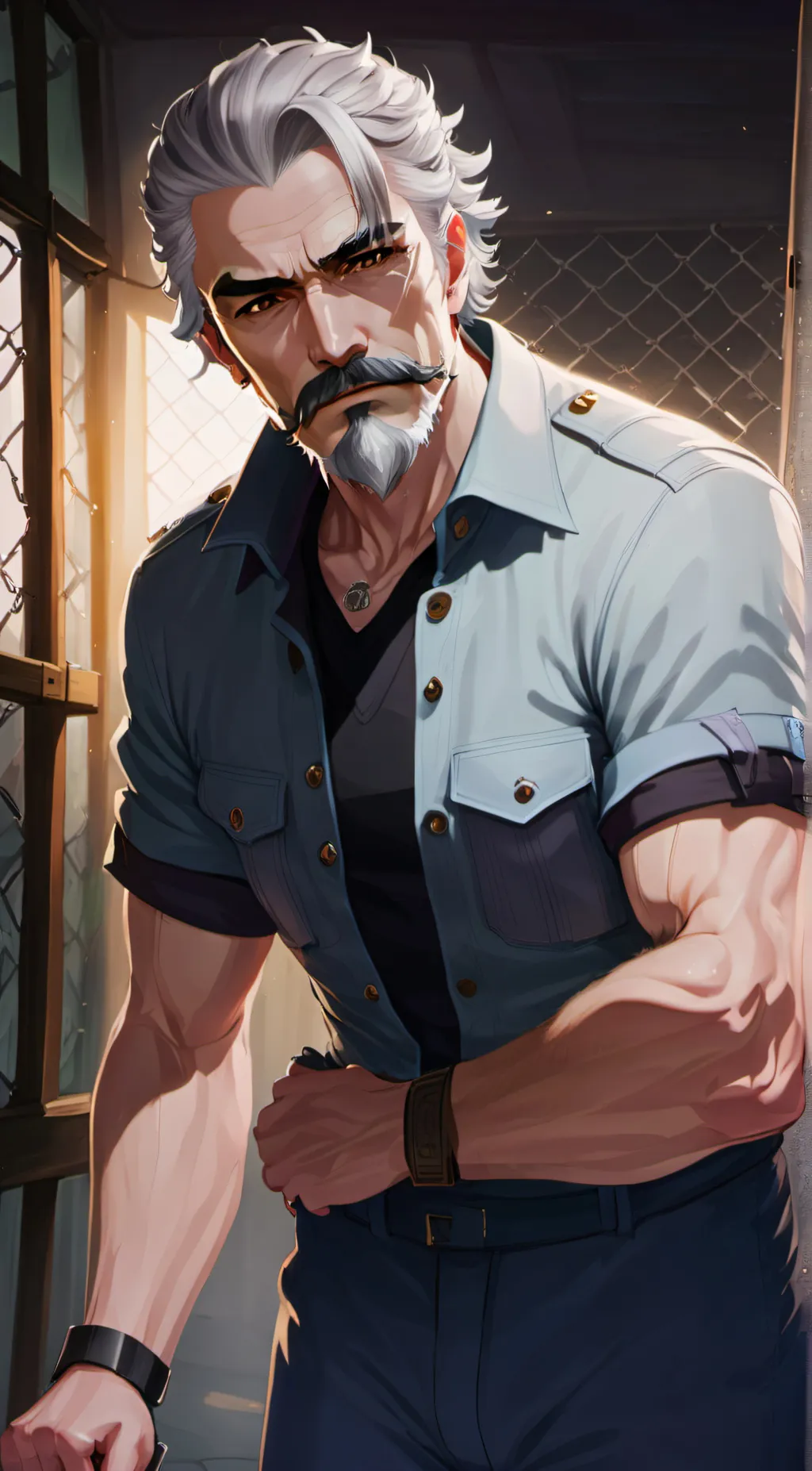 ai character: Lee background