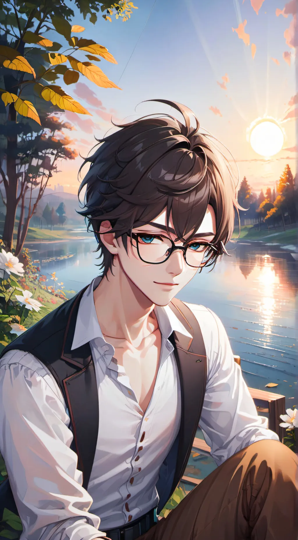 ai character: atlas background