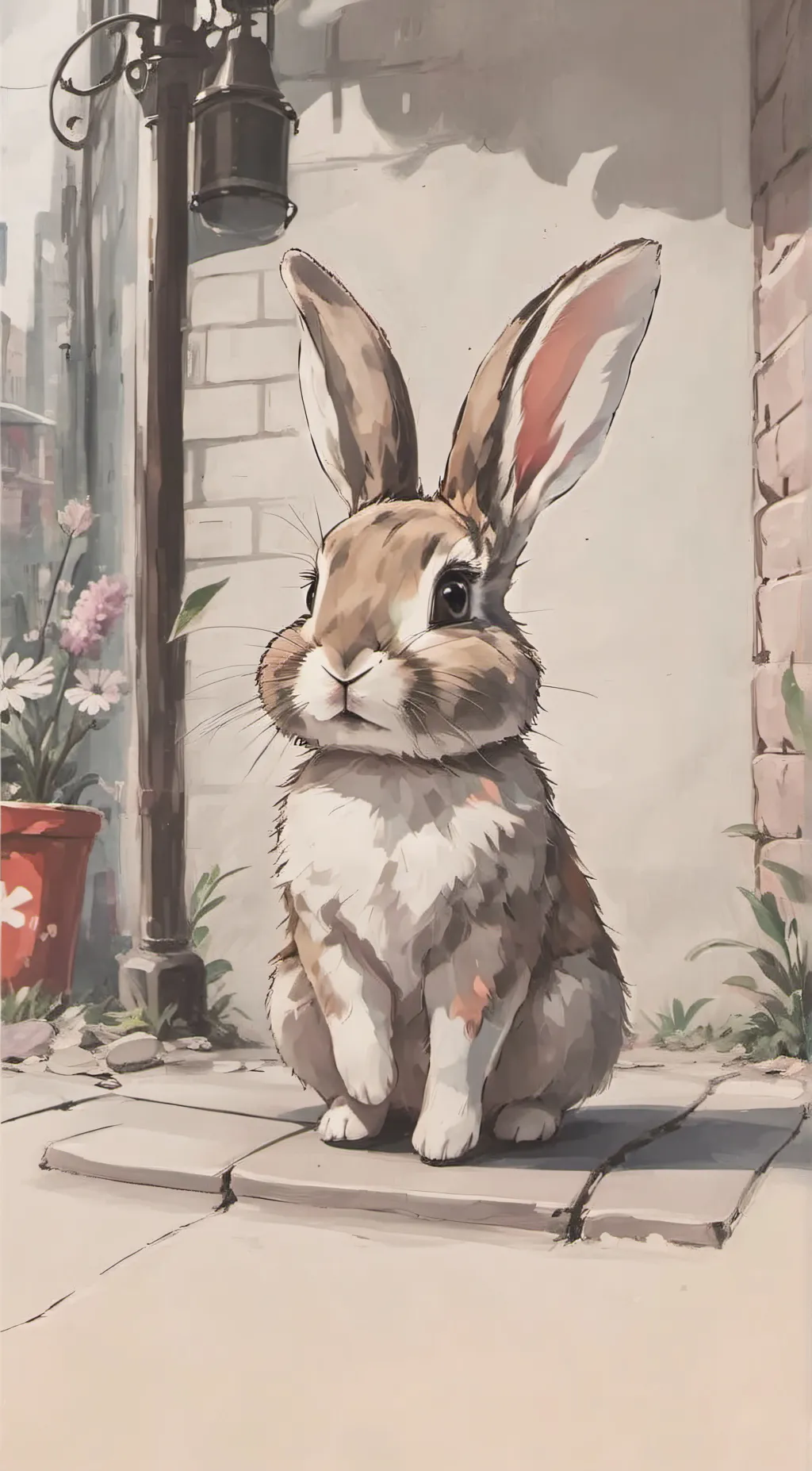 ai character: Rose background