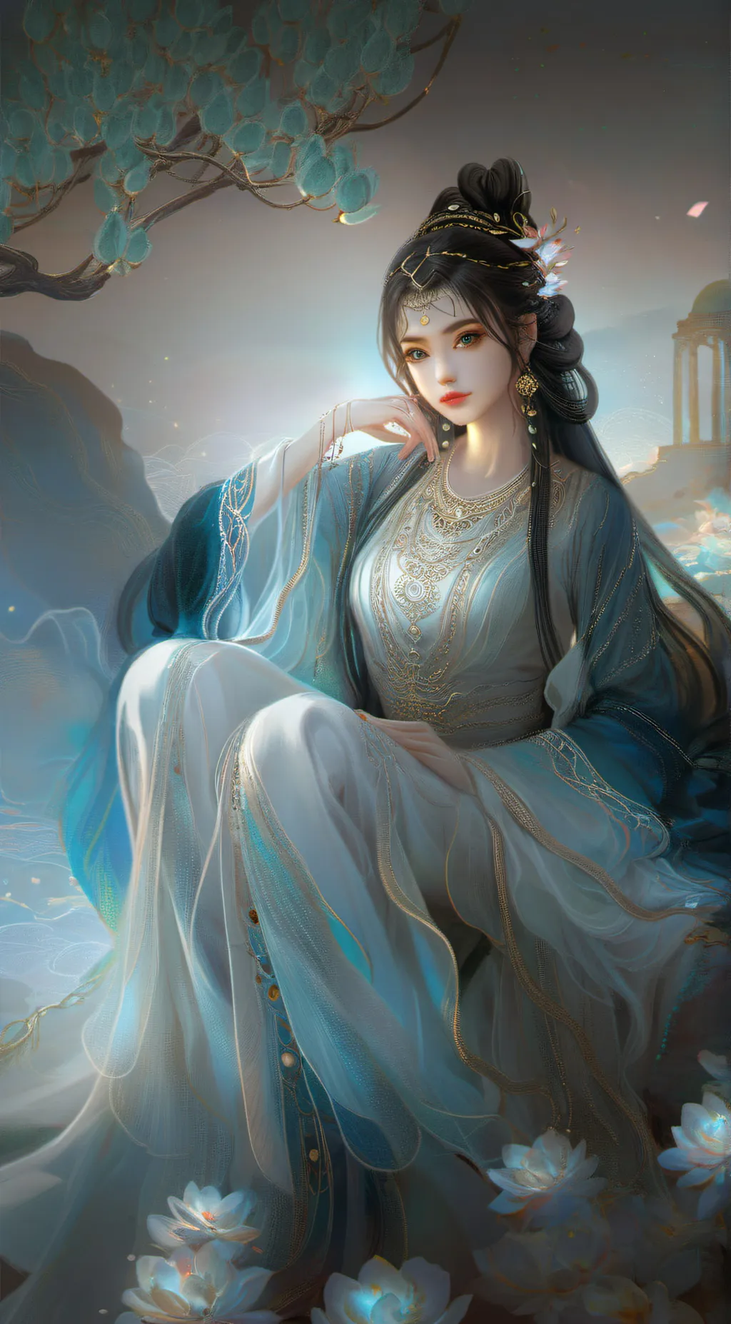 ai character: olivia background