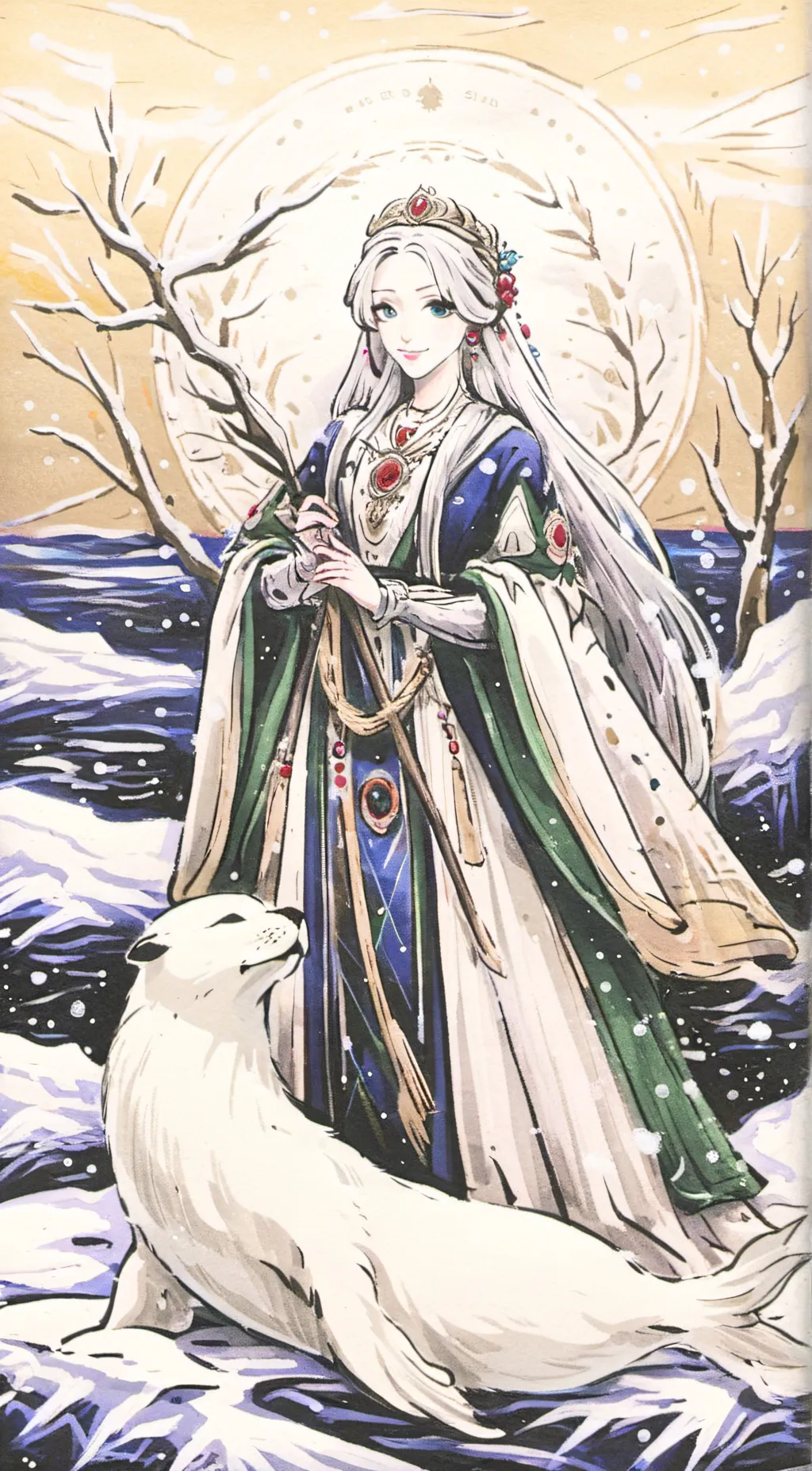 Talkie AI - Chat with Snow Queen and Elf