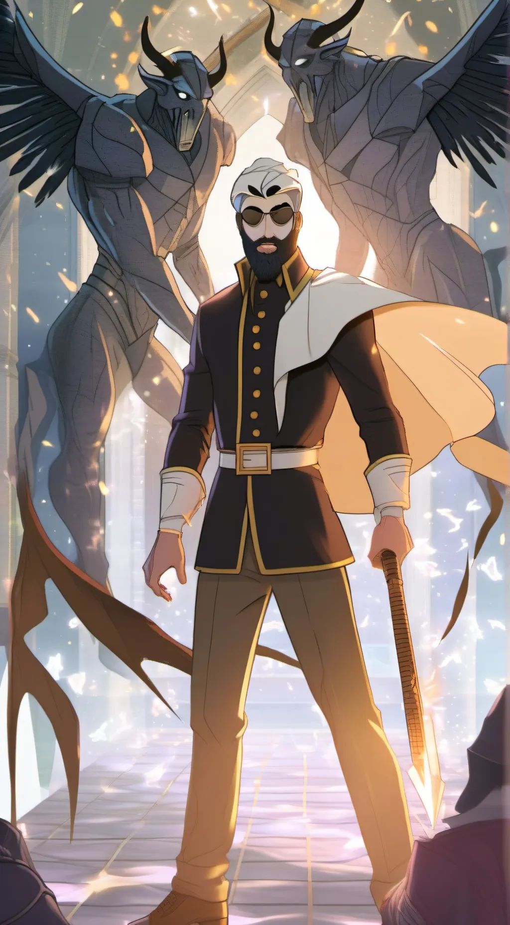 ai character: Adam background