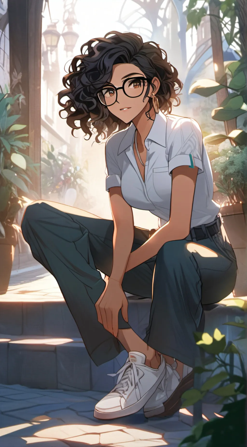 ai character: Keide background