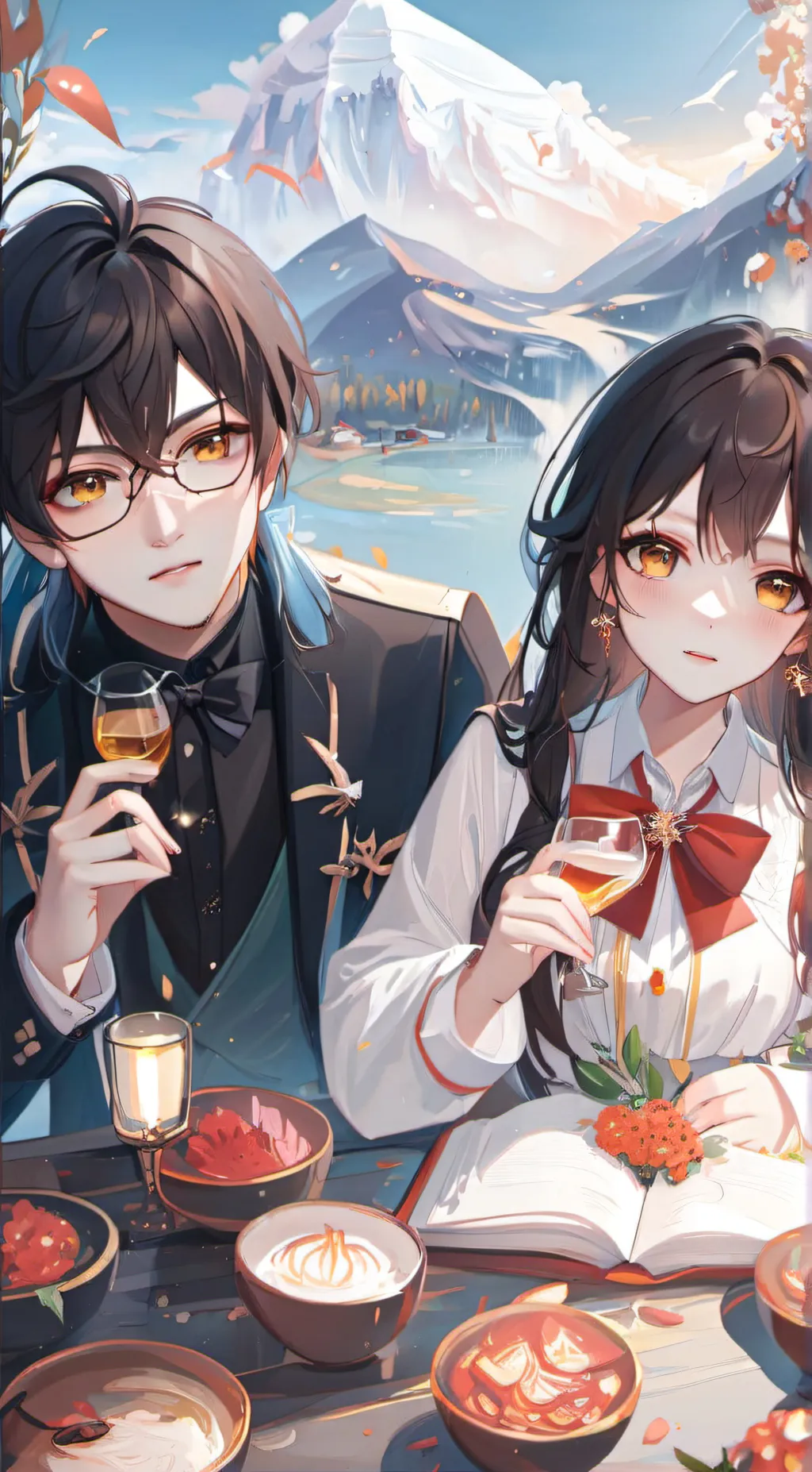 ai character: Gerald and Julie background