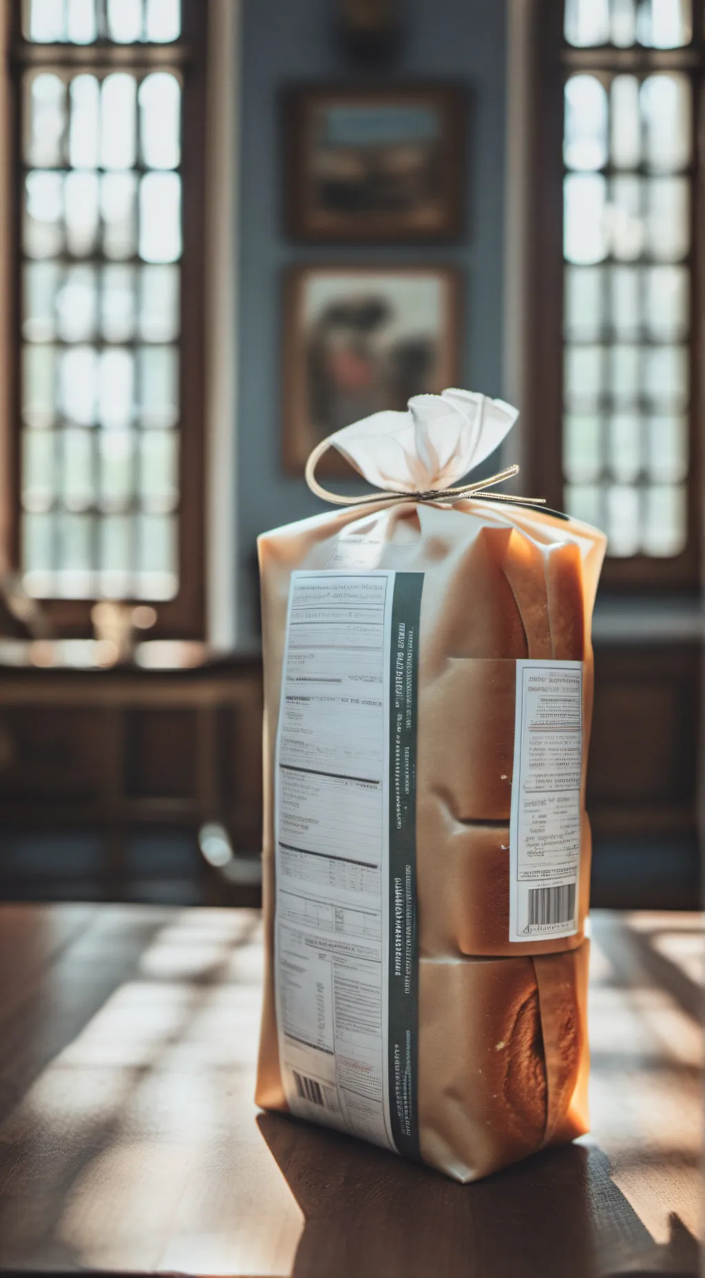 ai character: Talking Bread Loaf background