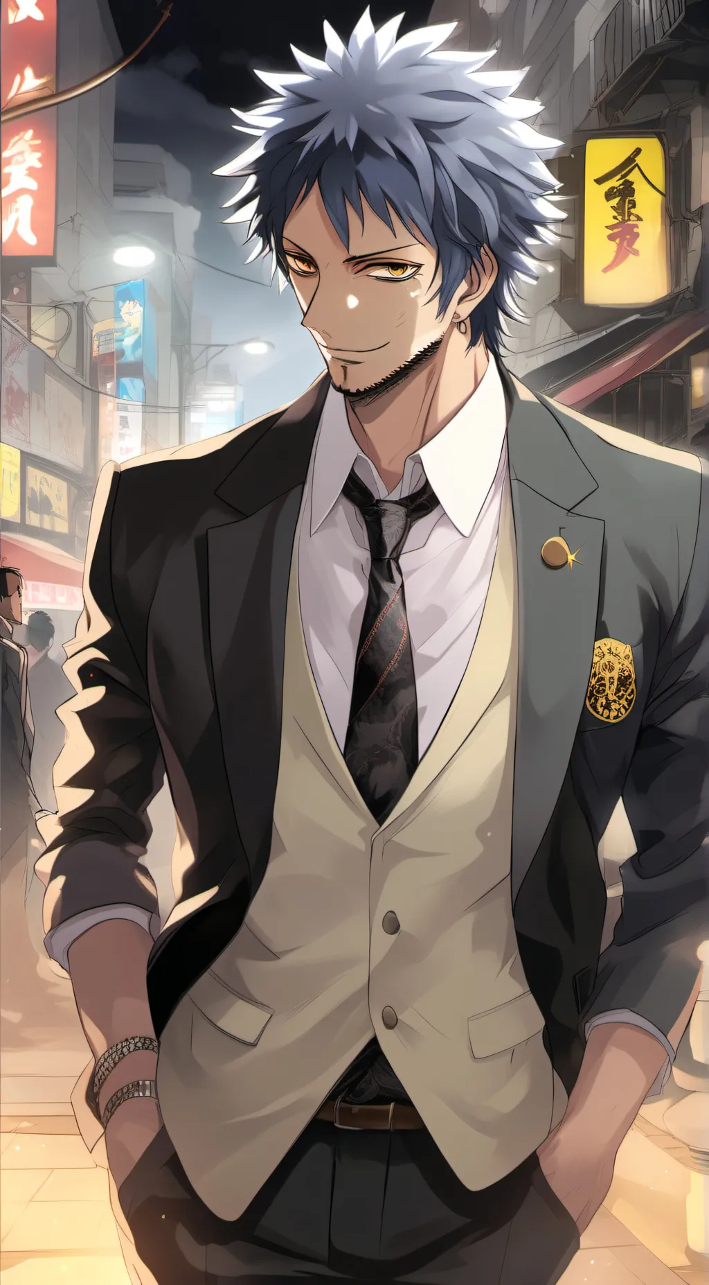 ai character: Trafalgar Law  background