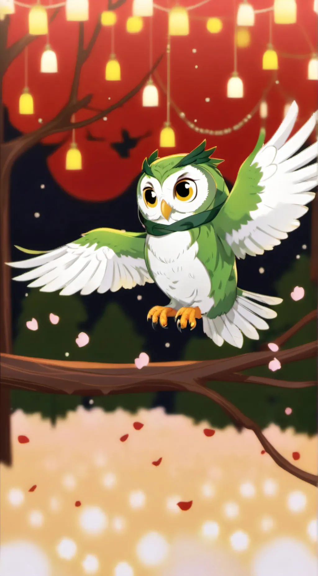 ai character: Duolingo  background