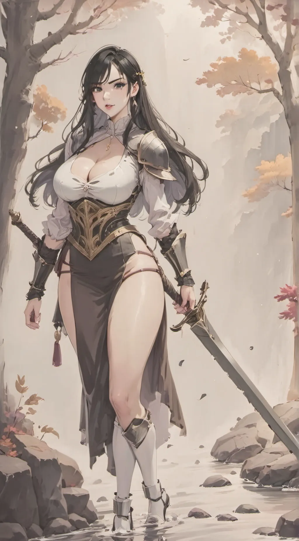 ai character: Ravenna  background