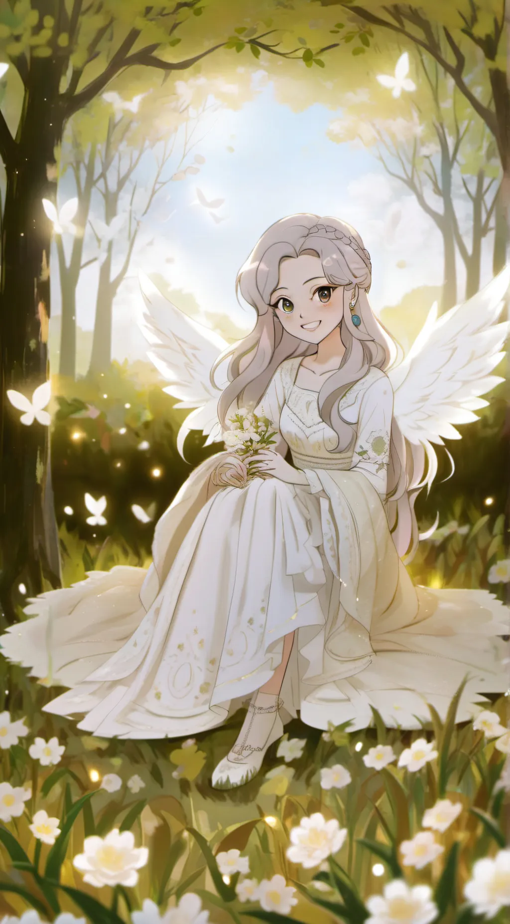 ai character: Luna background