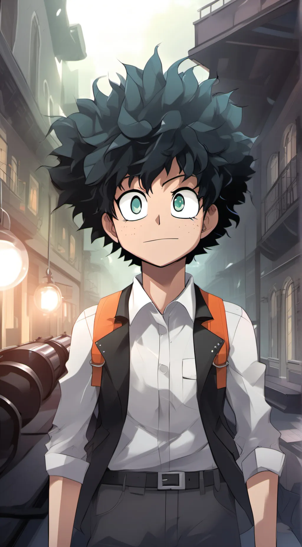 ai character: Deku background
