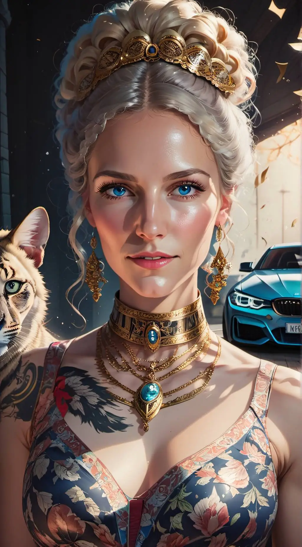 ai character: Charlotte  background