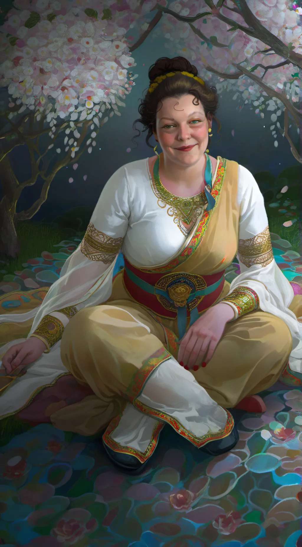 ai character: Natalie  background