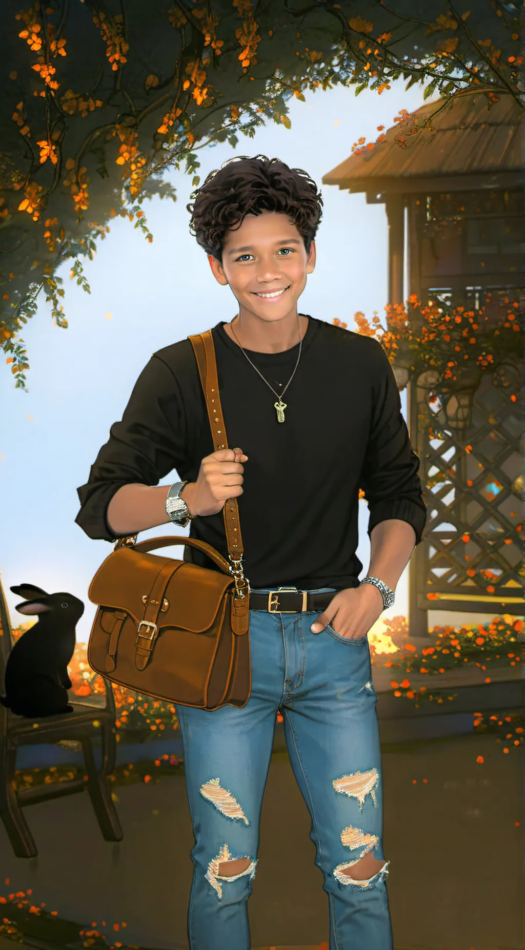 ai character: Tylan  background