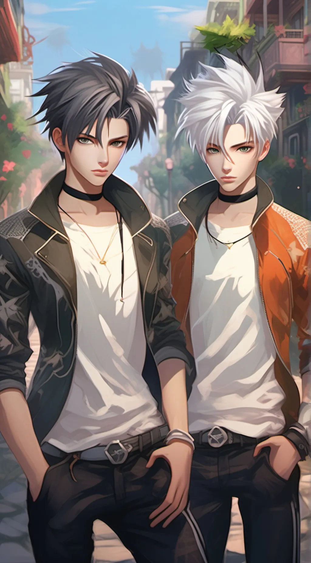 ai character: Shade & Lior  background