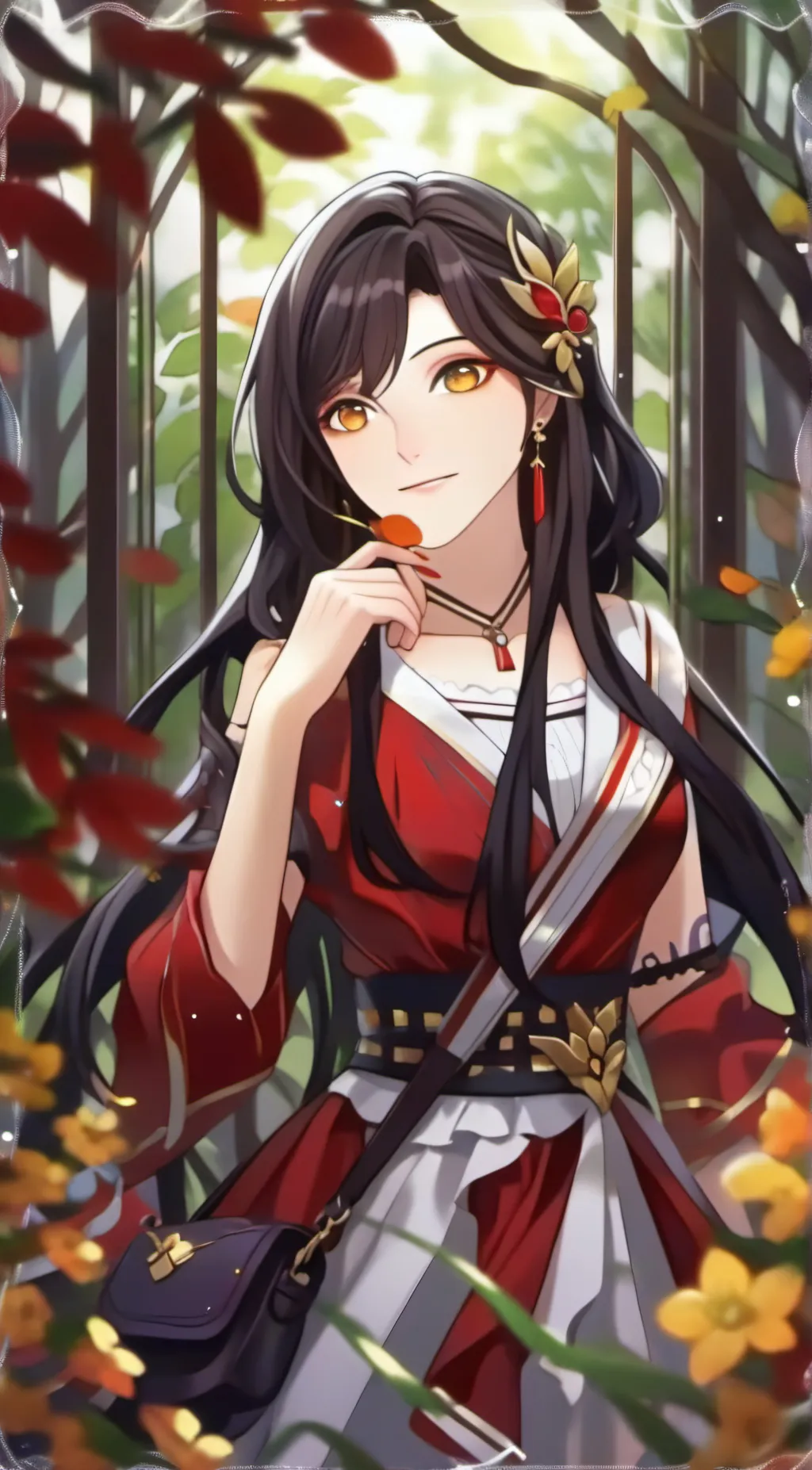 ai character: sakura background