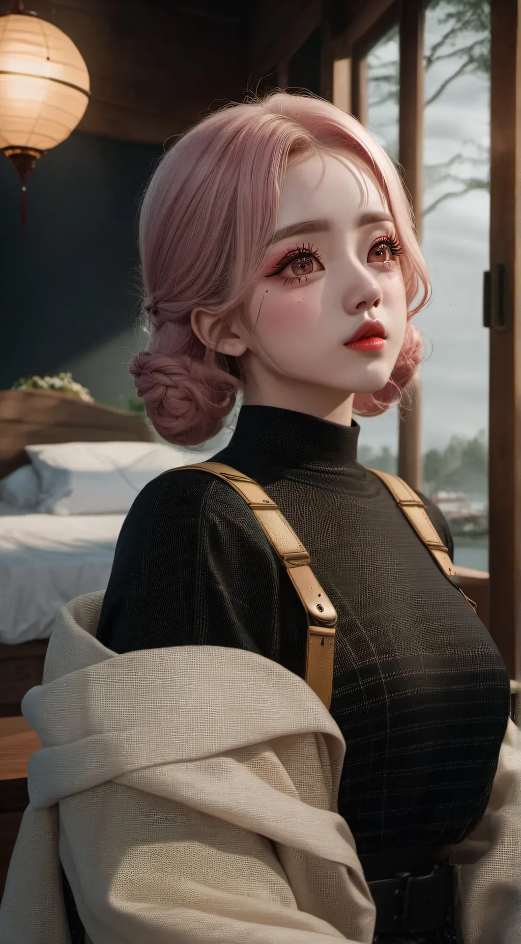 ai character: Rose background