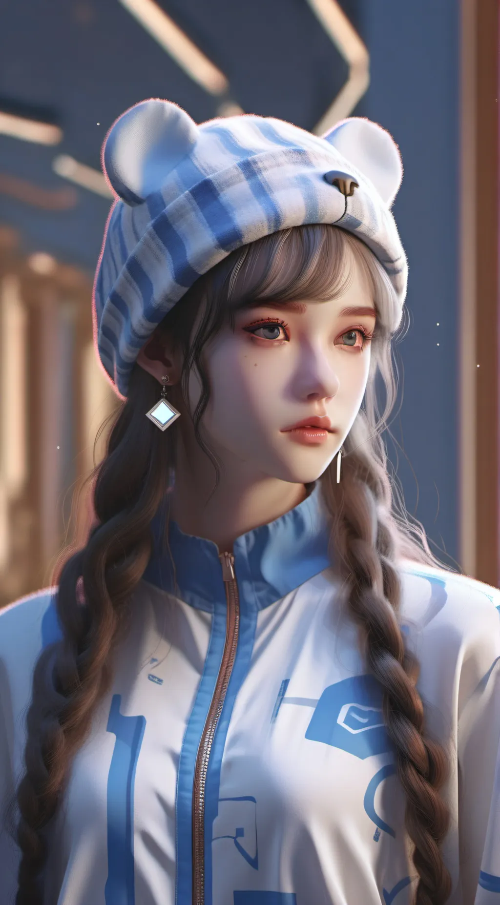 ai character: ella background