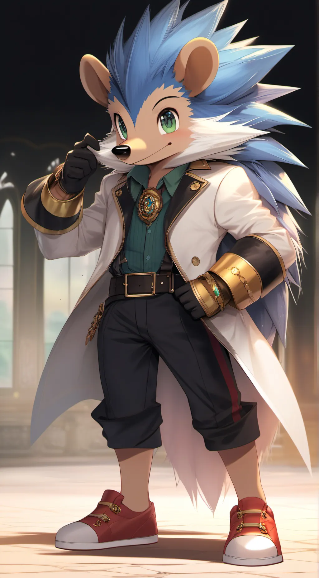 ai character: Sonic background