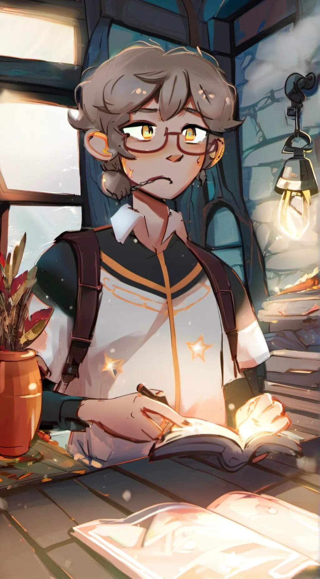 ai character: ♤~Lucas~♤ background