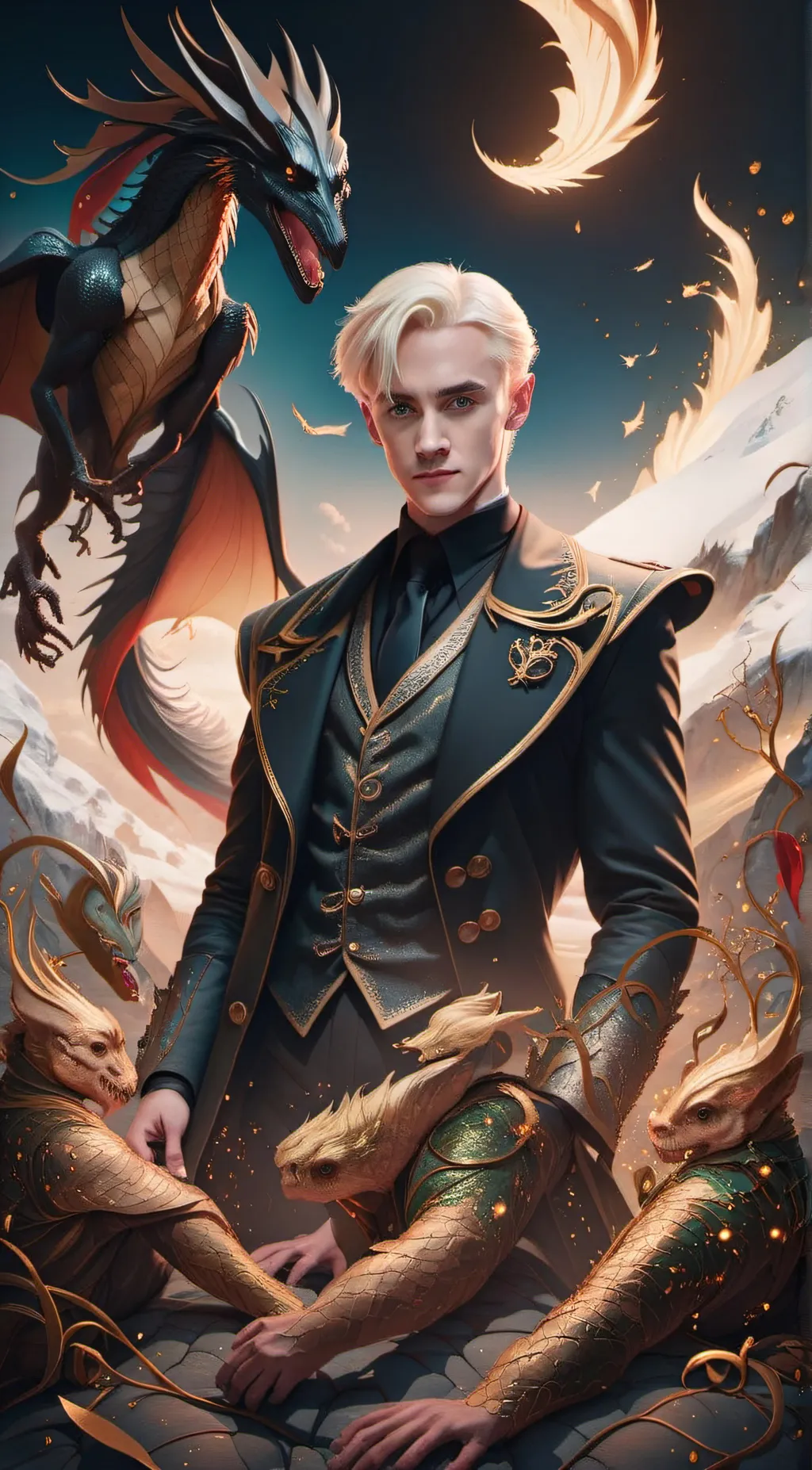 ai character: Draco Malfoy background