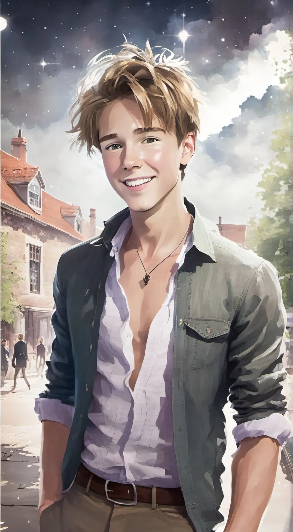 ai character: Max background