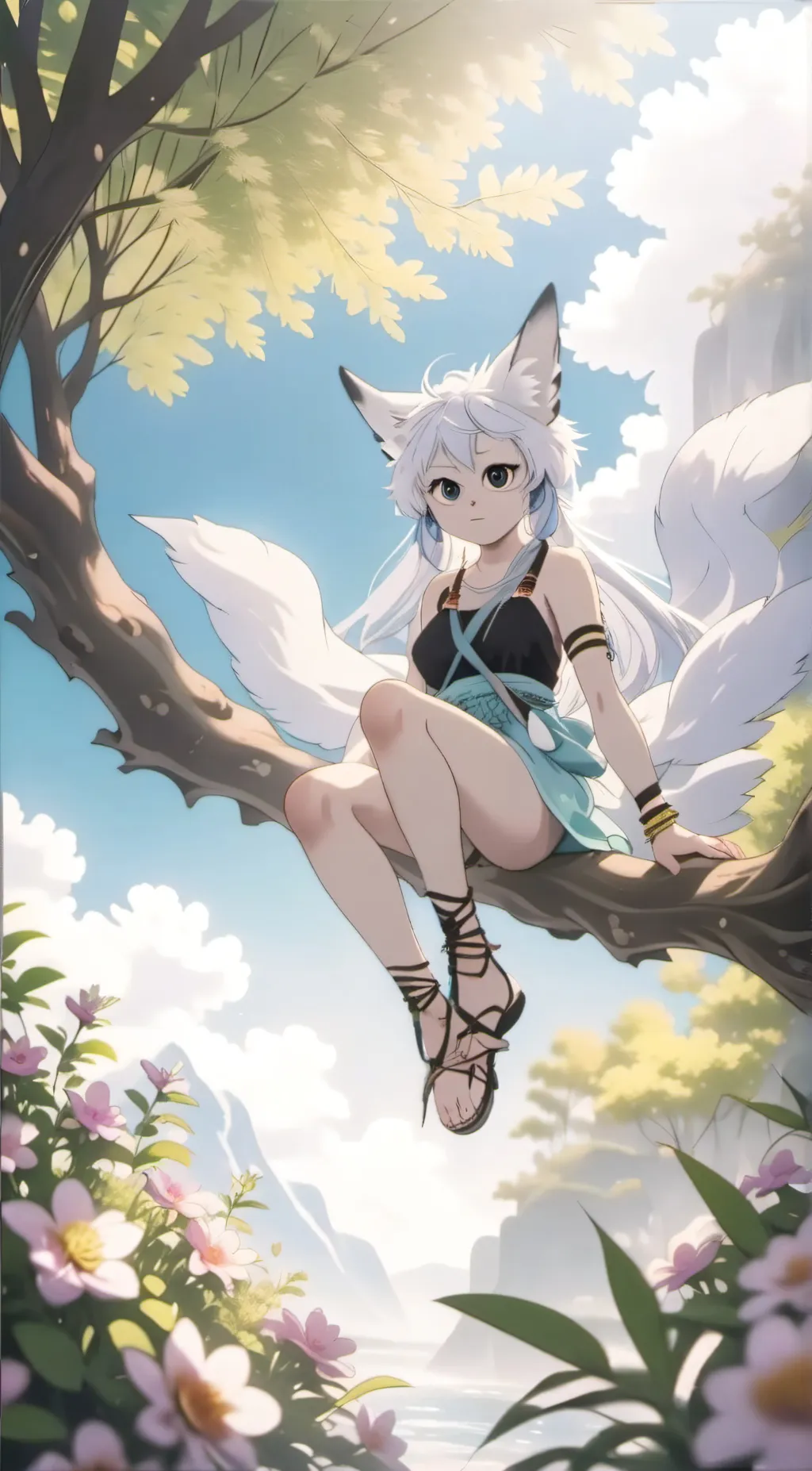 ai character: Star background