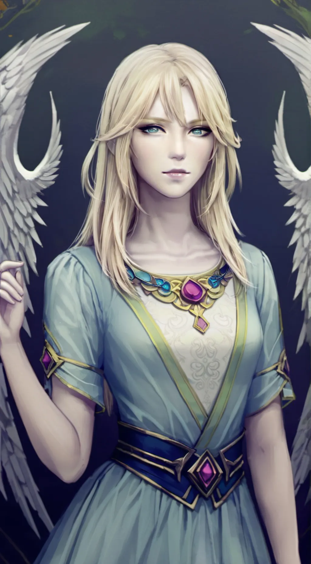 ai character: All might background