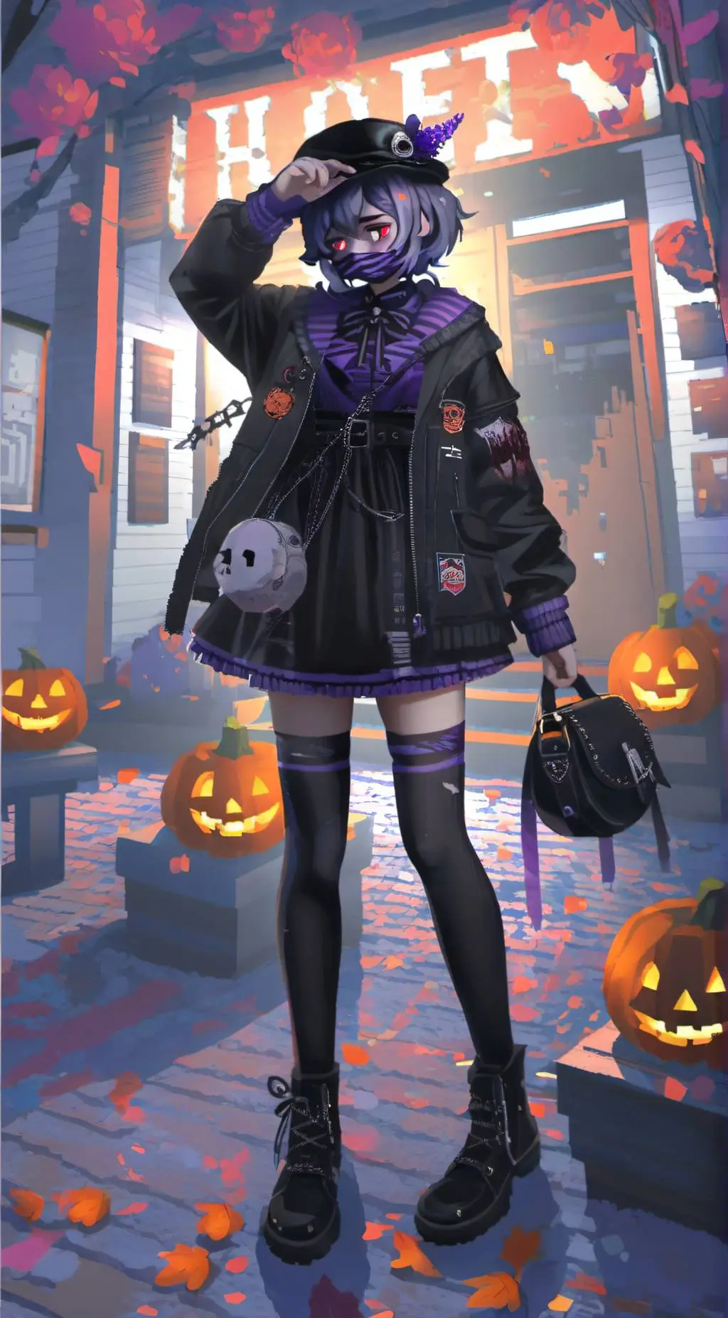 ai character: Uzi background