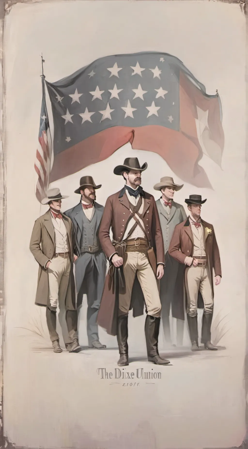 ai character: Dixie Union background